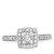 Photo of Classic Carole 7/8 ct tw. Princess Diamond Matching Trio Ring Set 14K White Gold [BT803WE-C000]