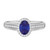 Photo of Chrisoula 1 1/4 Carat T.W. Sapphire and Diamond Matching Bridal Ring Set 10K White Gold [BT869WE-C000]