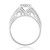 Photo of Marlow 7/8 ct tw. Round Diamond Matching Trio Ring Set 14K White Gold [BT809WE-C000]