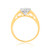 Photo of Glamour 3/4 ct tw. Round Diamond Matching Trio Ring Set 14K Yellow Gold [BT810YE-C000]