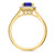 Photo of Delphine 1 1/3 Carat T.W. Sapphire and Diamond Matching Bridal Ring Set 10K Yellow Gold [BT871YE-C000]