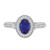 Photo of Magnol 1 1/3 CT. T.W. Sapphire and Diamond Matching Bridal Ring Set 14K White Gold [BT872WE-C000]