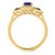 Photo of Diantha 1 CT. T.W. Sapphire and Diamond Matching Bridal Ring Set 10K Yellow Gold [BT873YE-C000]