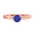 Photo of Irit 3/4 CT. T.W. Sapphire and Diamond Matching Bridal Ring Set 10K Rose Gold [BT874RE-C000]