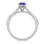 Photo of Irit 3/4 CT. T.W. Blue Sapphire and Diamond Matching Bridal Ring Set 14K White Gold [BT874WE-C000]