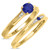 Photo of Irit 3/4 Carat T.W. Sapphire and Diamond Matching Bridal Ring Set 10K Yellow Gold [BR874Y-C000]