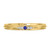 Photo of Irit 3/4 Carat T.W. Sapphire and Diamond Matching Bridal Ring Set 10K Yellow Gold [BT874YL]