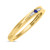 Photo of Irit 3/4 Carat T.W. Sapphire and Diamond Matching Bridal Ring Set 10K Yellow Gold [BT874YL]