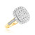 Photo of Splendor 1 1/3 ct tw. Fancy Diamond Matching Trio Ring Set 14K Yellow Gold [BT813YE-C000]