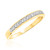 Photo of Splendor 1 1/3 ct tw. Fancy Diamond Matching Trio Ring Set 14K Yellow Gold [BT813YL]