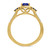 Photo of Abilia 7/8 Carat T.W. Sapphire and Diamond Matching Bridal Ring Set 10K Yellow Gold [BT877YE-C000]