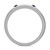 Photo of Mawar 1 CT. T.W. Sapphire and Diamond Matching Bridal Ring Set 10K White Gold [BT878WL]