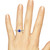 Photo of Mawar 1 Carat T.W. Sapphire and Diamond Matching Bridal Ring Set 14K Yellow Gold [BT878YE-C000]