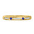 Photo of Mawar 1 Carat T.W. Sapphire and Diamond Matching Bridal Ring Set 14K Yellow Gold [BT878YL]