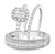 Photo of Cammi 1 1/5 ct tw. Fancy Diamond Matching Trio Ring Set 10K White Gold [BT816W-C000]
