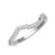 Photo of Lone 2 Carat T.W. Sapphire and Diamond Matching Bridal Ring Set 10K White Gold [BT894WL]