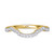 Photo of Lone 2 CT. T.W. Sapphire and Diamond Matching Bridal Ring Set 10K Yellow Gold [BT894YL]