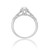 Photo of Britt 1/2 ct tw. Round Solitaire Diamond Bridal Ring Set 10K White Gold [BT908WE-R023]