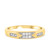 Photo of Micah 1/4 ct tw. Princess Diamond Bridal Ring Set 14K Yellow Gold [BT914YL]