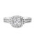 Photo of Alejo 1 1/4 ct tw. Fancy Diamond Matching Trio Ring Set 14K White Gold [BT856WE-C000]