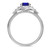 Photo of Clema 1 1/2 CT. T.W. Sapphire and Diamond Trio Matching Wedding Ring Set 10K White Gold [BT868WE-C000]