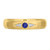 Photo of Clema 1 1/2 Carat T.W. Sapphire and Diamond Trio Matching Wedding Ring Set 10K Yellow Gold [BT868YM]