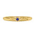 Photo of Neeja 1/2 Carat T.W. Sapphire and Diamond Trio Matching Wedding Ring Set 10K Yellow Gold [BT870YL]
