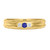 Photo of Magnol 1 1/2 Carat T.W. Sapphire and Diamond Trio Matching Wedding Ring Set 14K Yellow Gold [BT872YM]