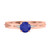 Photo of Irit 7/8 CT. T.W. Sapphire and Diamond Trio Matching Wedding Ring Set 14K Rose Gold [BT874RE-C000]