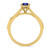 Photo of Irit 7/8 CT. T.W. Sapphire and Diamond Trio Matching Wedding Ring Set 10K Yellow Gold [BT874YE-C000]