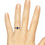 Photo of Abilia 1 CT. T.W. Sapphire and Diamond Trio Matching Wedding Ring Set 10K Yellow Gold [BT877YE-C000]