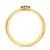 Photo of Abilia 1 CT. T.W. Sapphire and Diamond Trio Matching Wedding Ring Set 10K Yellow Gold [BT877YL]