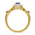 Photo of Garland 1 1/3 CT. T.W. Sapphire and Diamond Trio Matching Wedding Ring Set 14K Yellow Gold [BT879YE-C000]