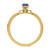 Photo of Hana 3/4 Carat T.W. Sapphire and Diamond Trio Matching Wedding Ring Set 14K Yellow Gold [BT880YE-C000]