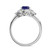 Photo of Holly 1 7/8 CT. T.W. Sapphire and Diamond Trio Matching Wedding Ring Set 10K White Gold [BT892WE-C000]