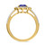 Photo of Canna 2 1/5 Carat T.W. Sapphire and Diamond Trio Matching Wedding Ring Set 10K Yellow Gold [BT895YE-C000]