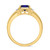 Photo of Bryony 1 1/2 Carat T.W. Sapphire and Diamond Trio Matching Wedding Ring Set 14K Yellow Gold [BT897YE-C000]