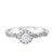 Photo of Jocelyn 1 1/7 ct tw. Round Solitaire Diamond Matching Trio Ring Set 14K White Gold [BT909WE-R023]