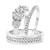 Photo of Florance 1 1/4 ct tw. Fancy Diamond Matching Trio Ring Set 14K White Gold [BT910W-C000]