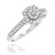 Photo of Jules 3/4 ct tw. Round Cluster Trio Set 14K White Gold [BT917WE-C000]