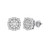 Photo of Dorcas 1/2 Carat T.W. Diamond Earring 14K White Gold [CE1548W]