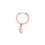 Photo of Sia 1/2 CT. T.W. Diamond Earring 14K Rose Gold [CE1606R]