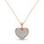 Photo of Sita 1/4 Carat T.W. Diamond Pendant 10K Rose Gold [CP1225R]