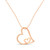 Photo of Veda 1/7 Carat T.W. Diamond Pendant 14K Rose Gold [CP1229R]