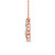 Photo of Vira 3/8 Carat T.W. Pendant 10K Rose Gold [CP1506R]