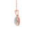 Photo of Rita 1/3 Carat T.W. Pendant 10K Rose Gold [CP1523R]