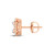 Photo of Enoch 1/2 Carat T.W. Diamond Earring 14K Rose Gold [CE1215R]