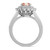 Photo of Pembe 1 1/3 ct tw. Round Morganite Bridal Ring Set 10K White Gold [BT263WE-C000]