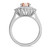Photo of Armani 2 1/4 ct tw. Heart Morganite Bridal Ring Set 14K White Gold [BT264WE-C000]
