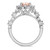 Photo of Bria 2 1/6 ct tw. Oval Morganite Bridal Ring Set 10K White Gold [BT265WE-C000]